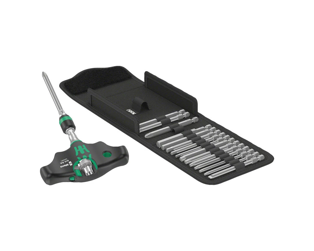 Wera Kraftform Kompakt 400 RA T-Handle Ratchet Set 1 (17 Pieces)
